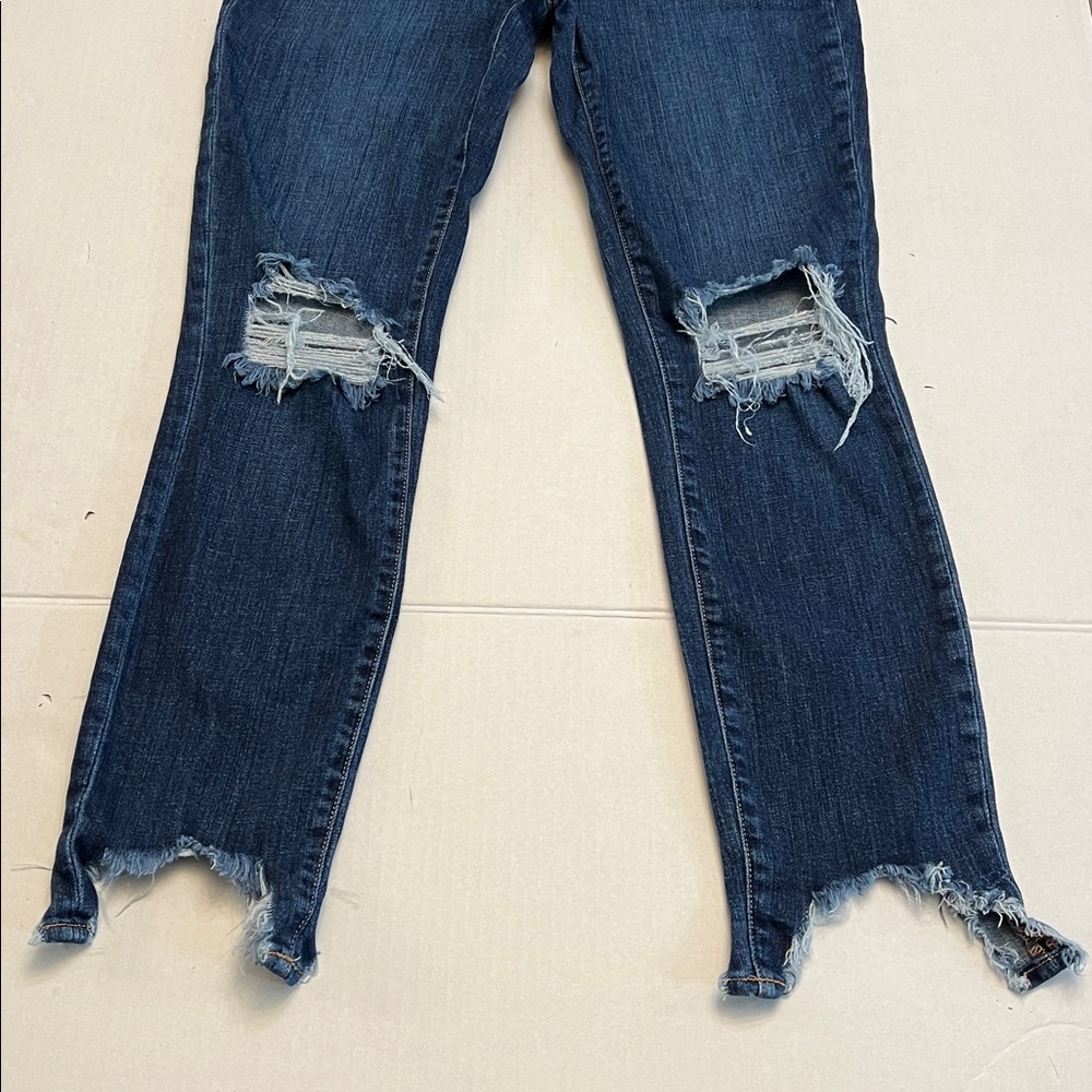 L’AGENCE ABIGAIL FRENCH SLIM RIPPED SKINNY JEANS SIZE 28 - Picture 5 of 16